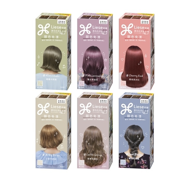 莉婕 濃亮色染髮凝膠 橄欖卡其綠