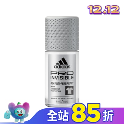 愛迪達 adidas 愛迪達男性制汗爽身滾珠(無痕乾爽) 50ml