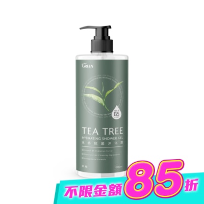 GREEN - 綠的水感抗菌沐浴露-茶樹1000ML image