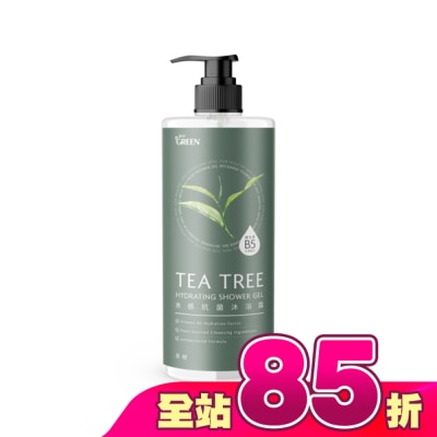 GREEN 綠的 - 綠的水感抗菌沐浴露-茶樹1000ML