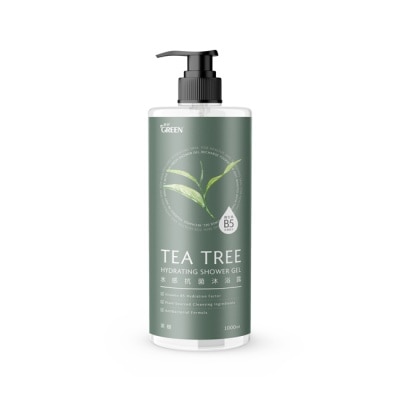 GREEN 綠的 綠的水感抗菌沐浴露-茶樹1000ML