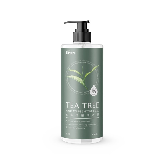 綠的水感抗菌沐浴露-茶樹1000ML