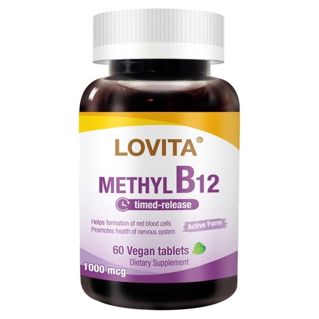 Lovita Lovita愛維他 緩釋型甲基維他命b12素食錠(60顆)