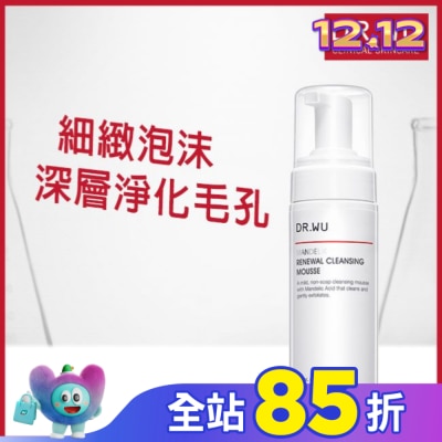 DR.WU DR.WU杏仁酸煥膚潔顏慕斯 150mL