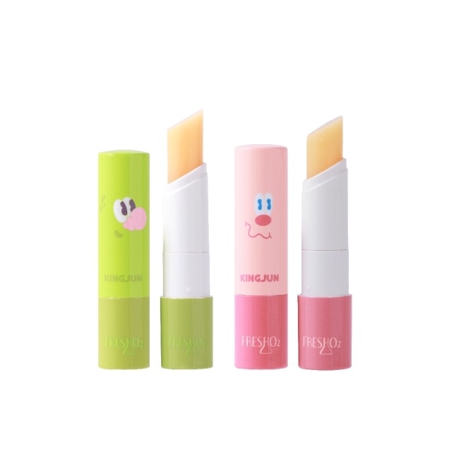 FreshO2 X KINGJUN 感應換色潤唇棒雙入組