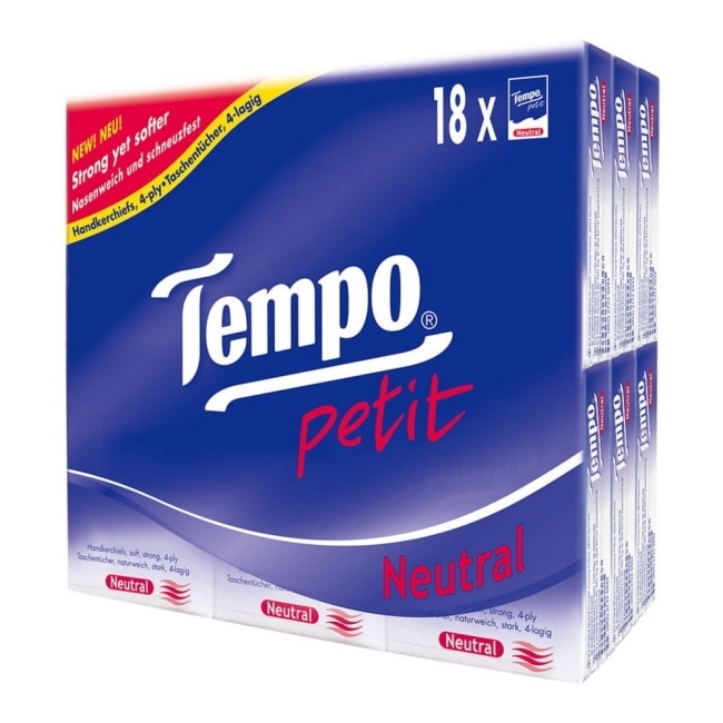 Tempo 4層迷你紙手帕7抽18包