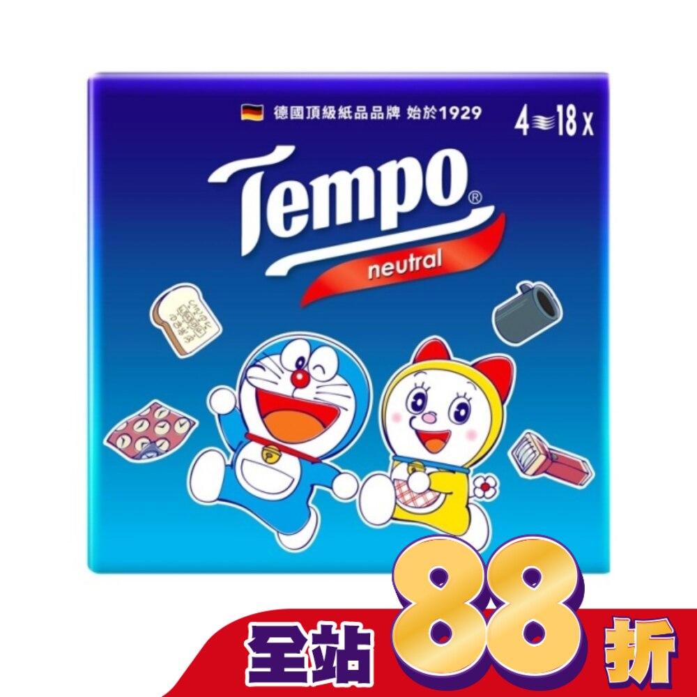 Tempo 4層迷你紙手帕7抽18包