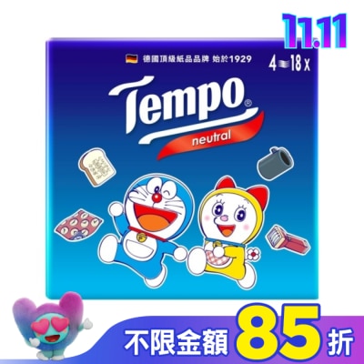 TEMPO Tempo 4層迷你紙手帕7抽18包