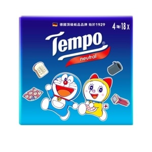 Tempo 4層迷你紙手帕7抽18包 image
