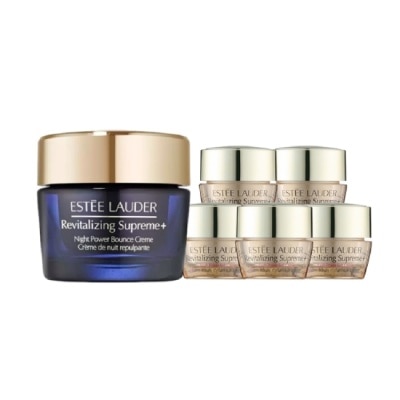 ESTEE LAUDER 雅詩蘭黛 【ESTEE LAUDER 雅詩蘭黛】一夜修護膠原霜75ml+年輕無敵膠原霜15mlx5 公司貨