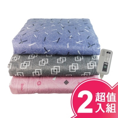 CHIA-JAN 韓國太陽牌7段式省電型恆溫單人電熱毯 SE-10 (超值二入組)單+雙