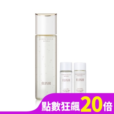 SHISEIDO 資生堂 怡麗絲爾 膠原彈潤精華水超值體驗組 (滋潤型) 170ml+18ml*2