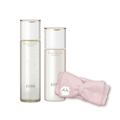 SHISEIDO 資生堂 怡麗絲爾 彈潤精華水乳-吉伊卡哇聯名組(水170ml+乳130ml+髮帶)