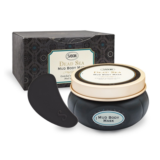 SABON 死海黑礦泥身體泥膜(200g)-國際航空版