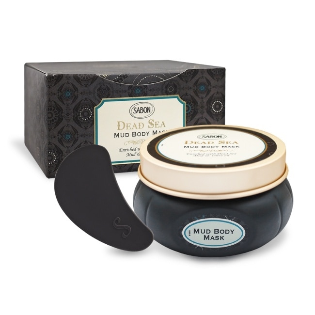 SABON 死海黑礦泥身體泥膜(200g)-國際航空版