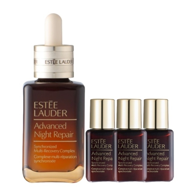 【ESTEE LAUDER 雅詩蘭黛】特潤超導全方位修護露50ml+15mlX3 公司貨 小棕瓶