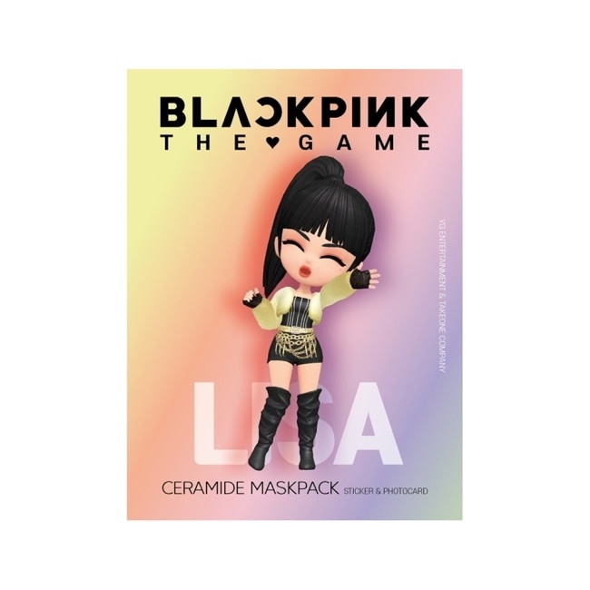 BLACKPINK THE GAME LISA 神經醯胺鎖水面膜(7片)