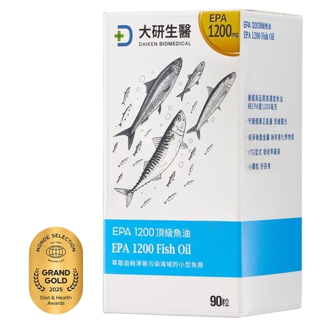 大研EPA1200頂級魚油軟膠囊(90粒/盒)