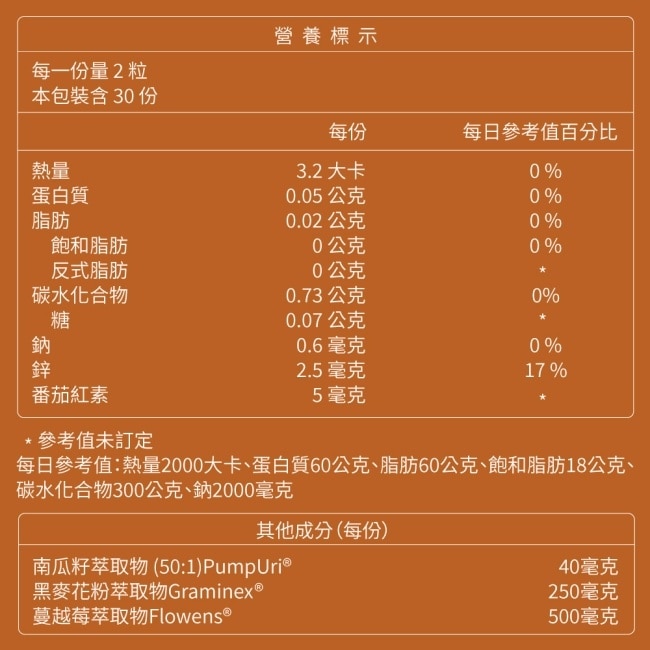 大研好攝力南瓜籽黑麥花膠囊(60粒/盒)