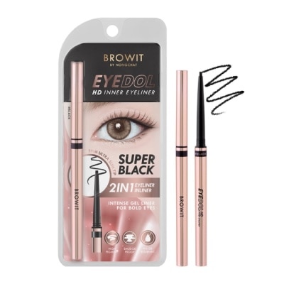 BROWIT BROWIT貝奧莉 持色柔滑眼線膠筆 #誘惑黑-0.1g
