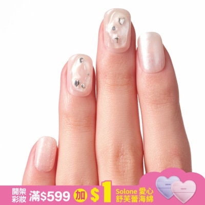 DASHING DIVA Dashing Diva/M 薄型經典美甲片-銀露輕語-30片