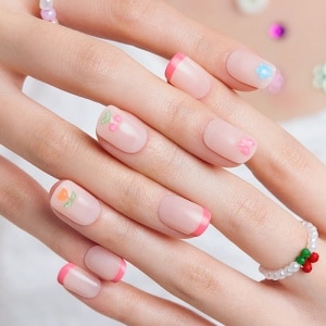 Dashing Diva/M 薄型經典美甲片-迷你花園-30片