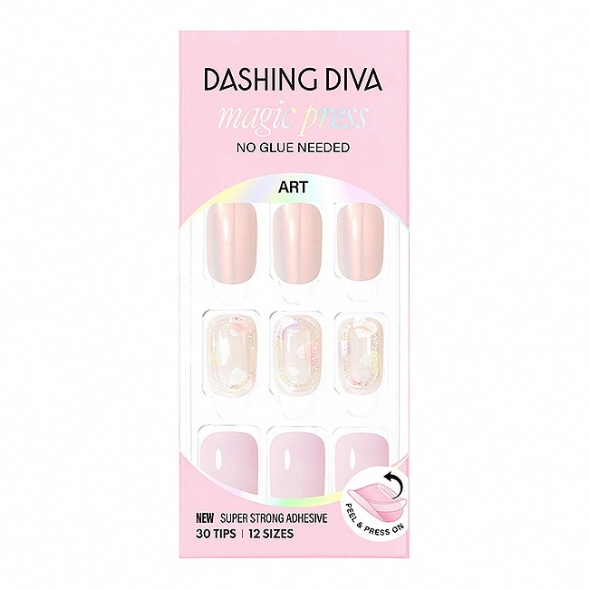 Dashing Diva/M 薄型經典美甲片-泡泡糖樂園-30片