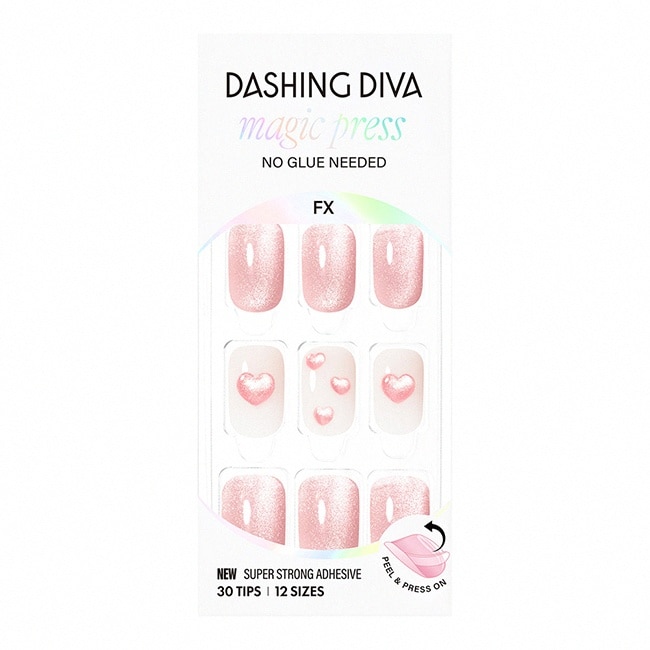 Dashing Diva/F 時尚潮流美甲片-心跳啵啵-30片