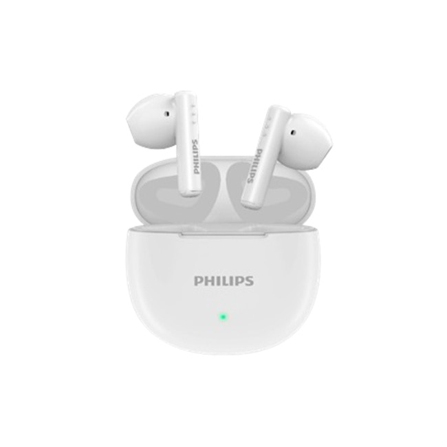 PHILIPS 美聲26H長續航無線藍牙耳機(白)-TAT1139WT