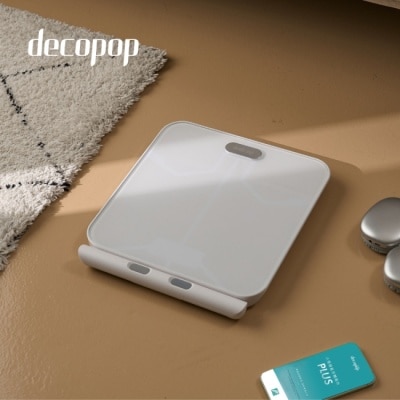 decopop 大可波波 【decopop】家用八電極藍牙體脂計PLUS DP-263-WT