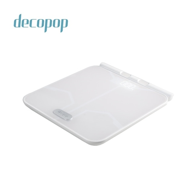 【decopop】家用八電極藍牙體脂計PLUS DP-263-WT
