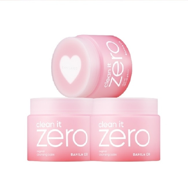【BANILA CO】ZERO零感肌瞬淨卸妝霜 經典心動限定款 180ml-三入組