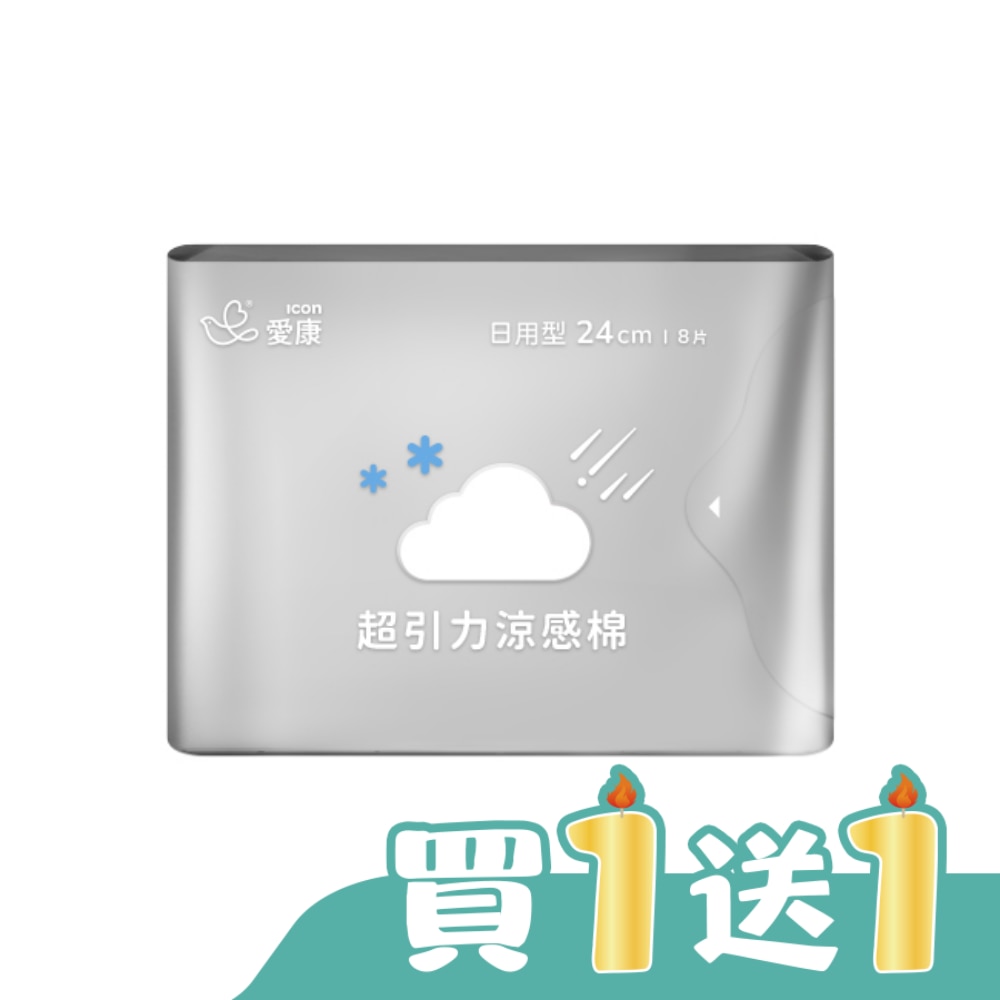 愛康超引力涼感棉日用型24cm8片