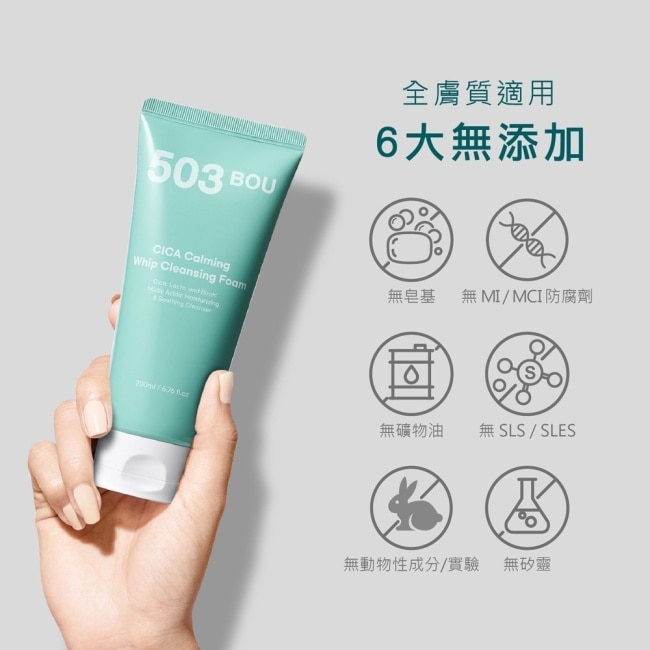 503BOU積雪草酵萃潔面乳200ml