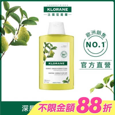 KLORANE蔻蘿蘭 - 蔻蘿蘭淨透輕盈洗髮精200ml