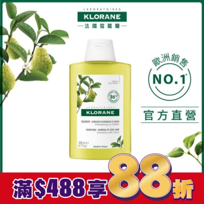 KLORANE蔻蘿蘭 蔻蘿蘭淨透輕盈洗髮精200ml