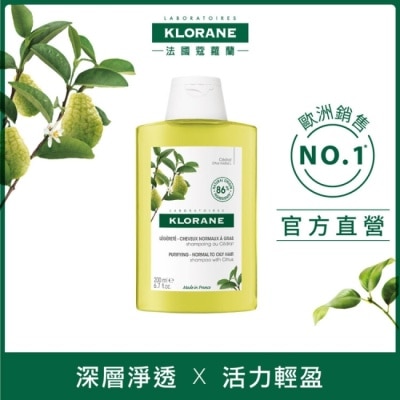 KLORANE蔻蘿蘭 蔻蘿蘭淨透輕盈洗髮精200ml