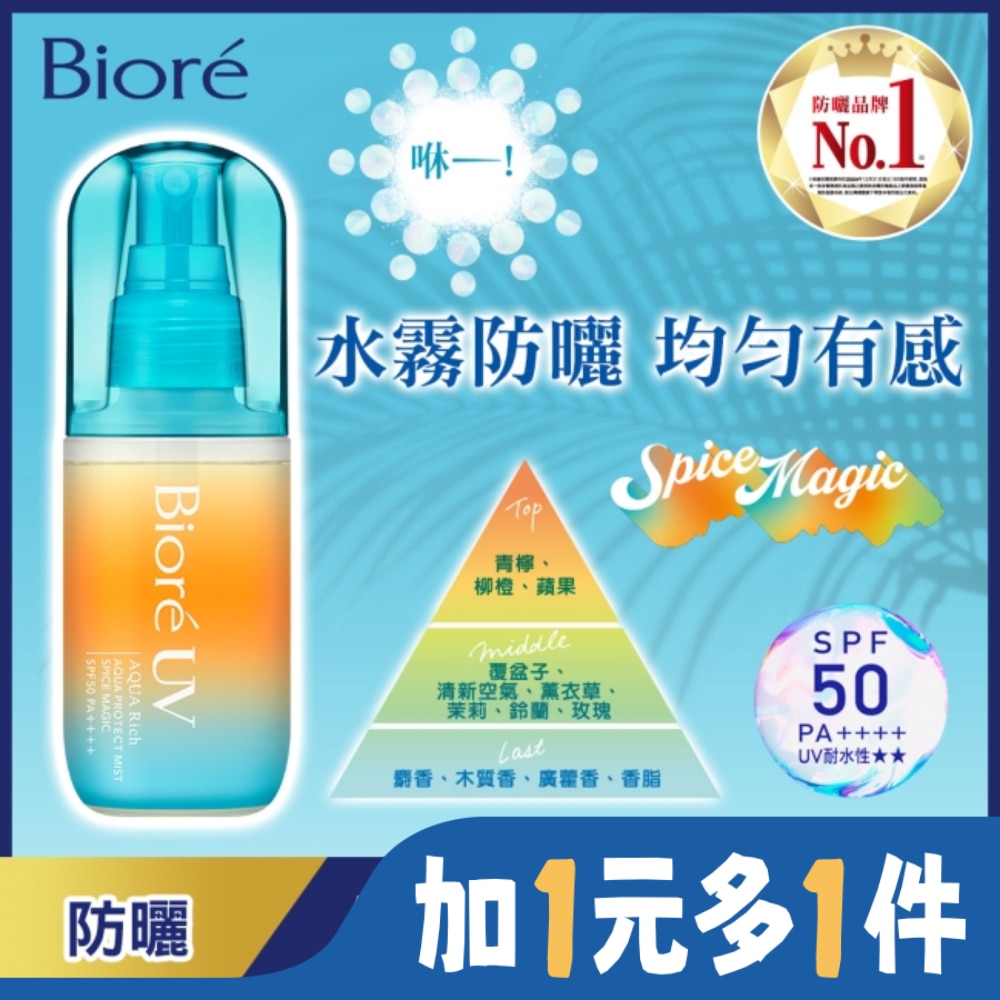 Biore 含水防曬水珠噴霧-歡橙香柚 60ml