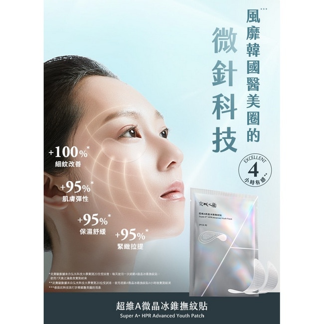 京城之霜超維A微晶冰錐撫紋貼2pcs/1包