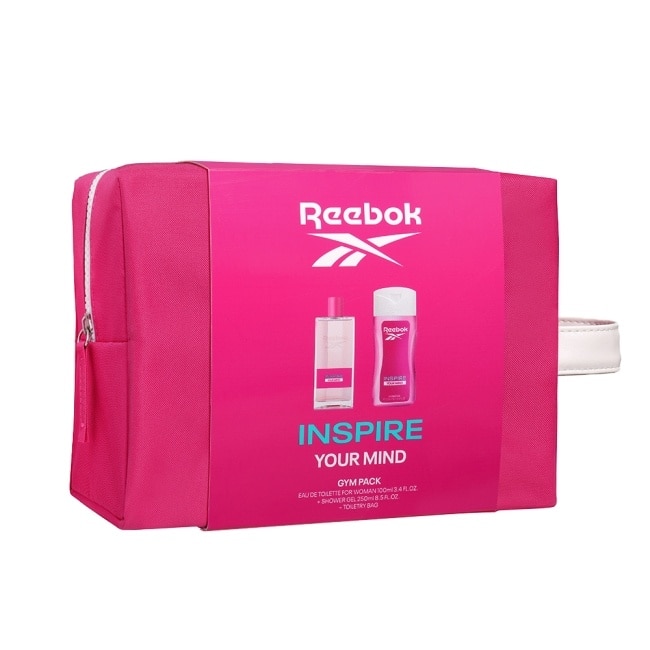 REEBOK 超越自我女性淡香水經典限量手拿盥洗包組