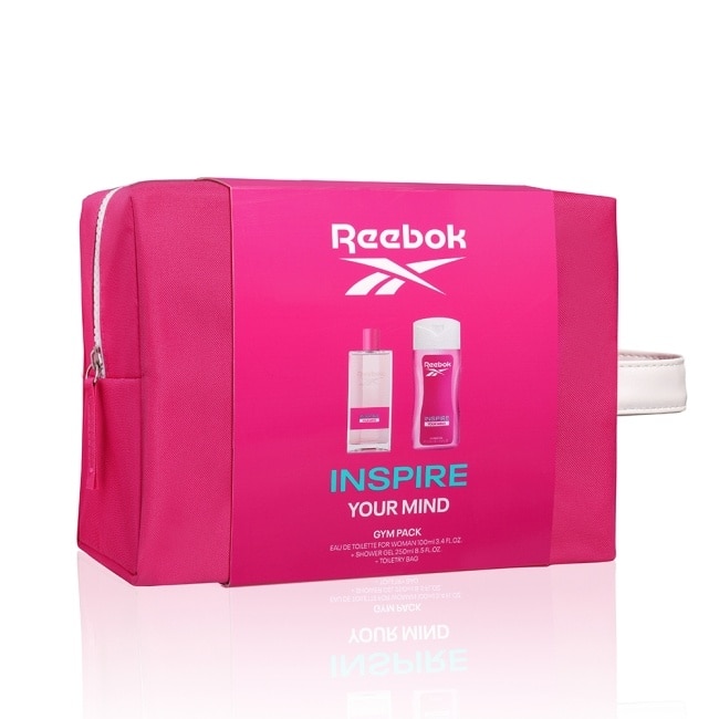 REEBOK 超越自我女性淡香水經典限量手拿盥洗包組