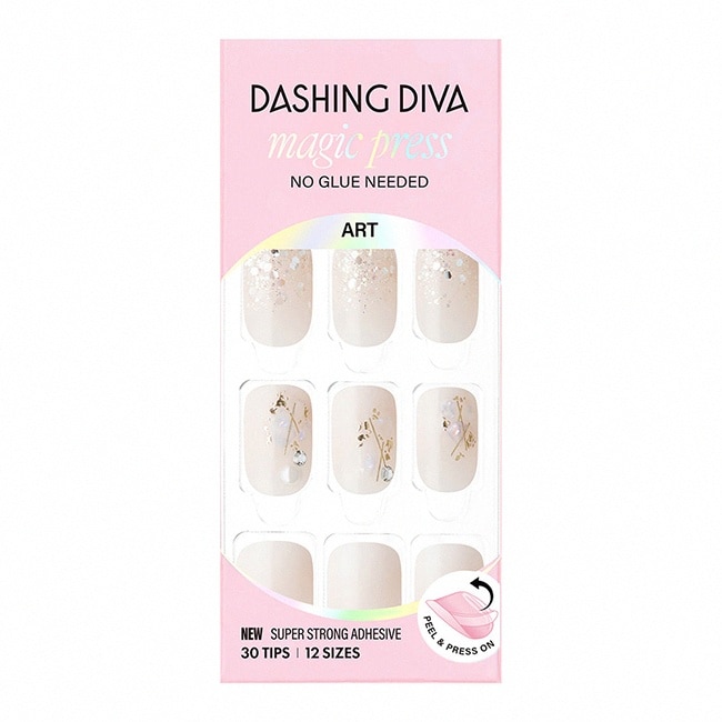 Dashing Diva/M 薄型經典美甲片-清透光感-30片