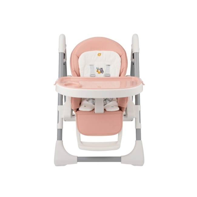 【KIDMORY】Hi-Pro成長型多階段兒童高腳餐椅-暖陽粉KM-556-PK