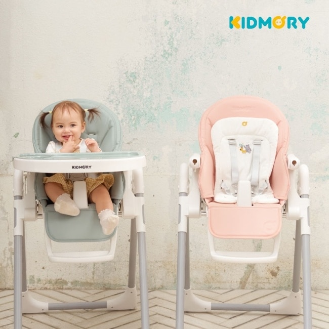 【KIDMORY】Hi-Pro成長型多階段兒童高腳餐椅-暖陽粉KM-556-PK