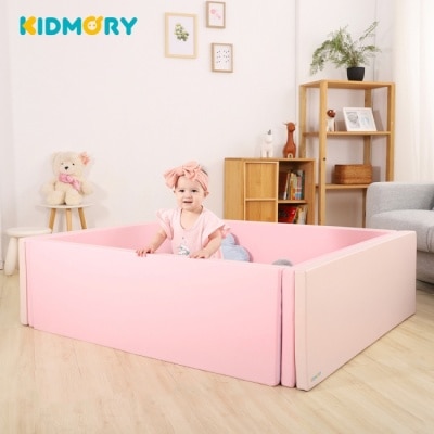 KIDMORY 【KIDMORY】兒童IXPE安全折疊遊戲城堡地墊組-珊瑚粉 KM-567-PK