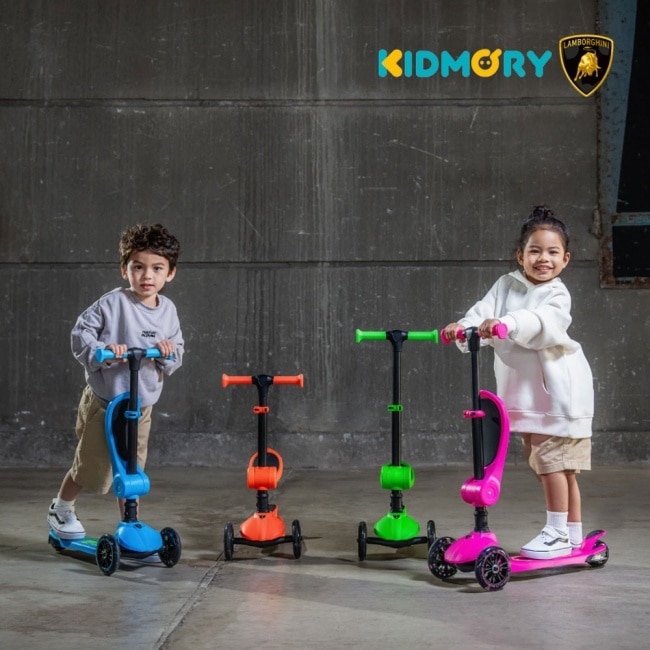 【KIDMORY】藍寶堅尼二合一炫光滑板-亮彩粉 KM-616-PK