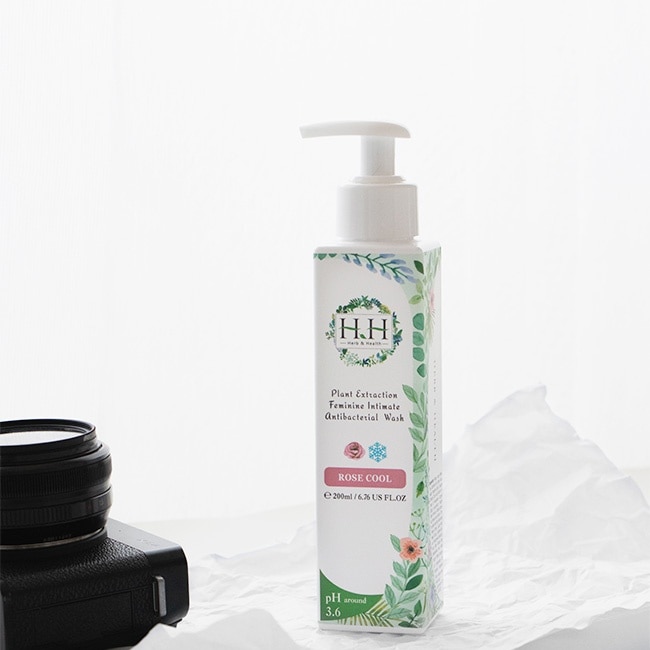 HH HH 私密植萃抗菌潔淨露200ml沁涼玫瑰
