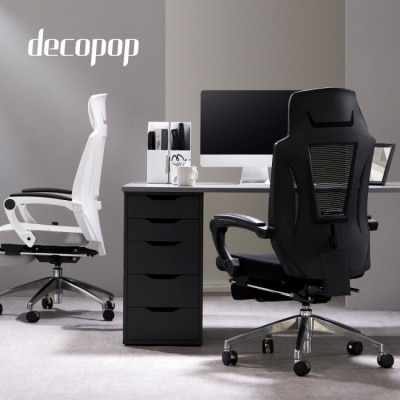decopop 大可波波 【decopop】Fit Body記憶人體工學椅 DP-254-WT