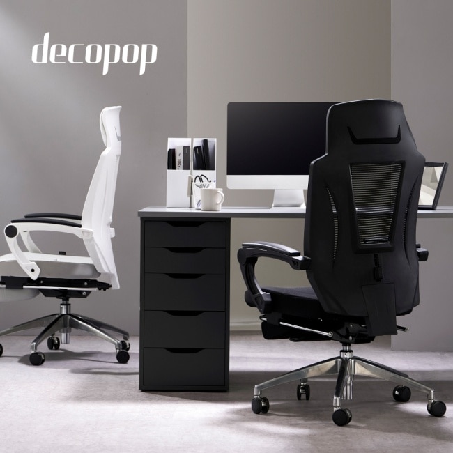 【decopop】Fit Body記憶人體工學椅 DP-254-WT