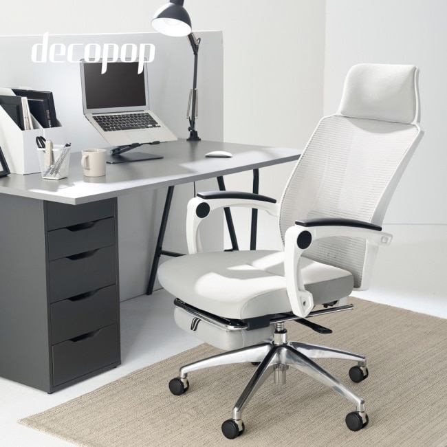 【decopop】Fit Body記憶人體工學椅 DP-254-WT